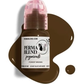 رنگ تتو پرمابلند 15 میل مدل فارست برون perma blend 15 ml