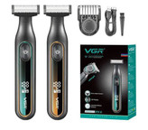 ماشین اصلاح صورت و بدن (بادی کروم) وی جی آر مدل V-360