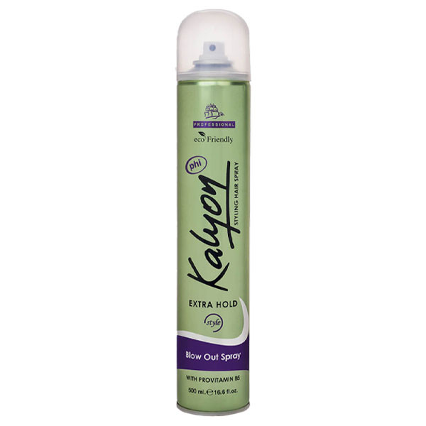 فروش عمده اسپری حالت دهنده مو کالیون مدل Blow out Spray قوی حجم ۵۰۰ میلی لیتر ۲۴ عددی