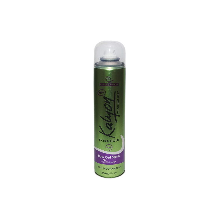 فروش عمده اسپری حالت دهنده مو کالیون مدل Blow out Spray قوی حجم 250 میلی لیتر ۲۴ عددی